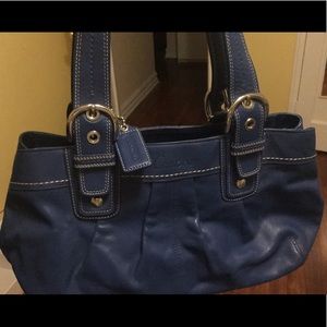Blue Coach Bag